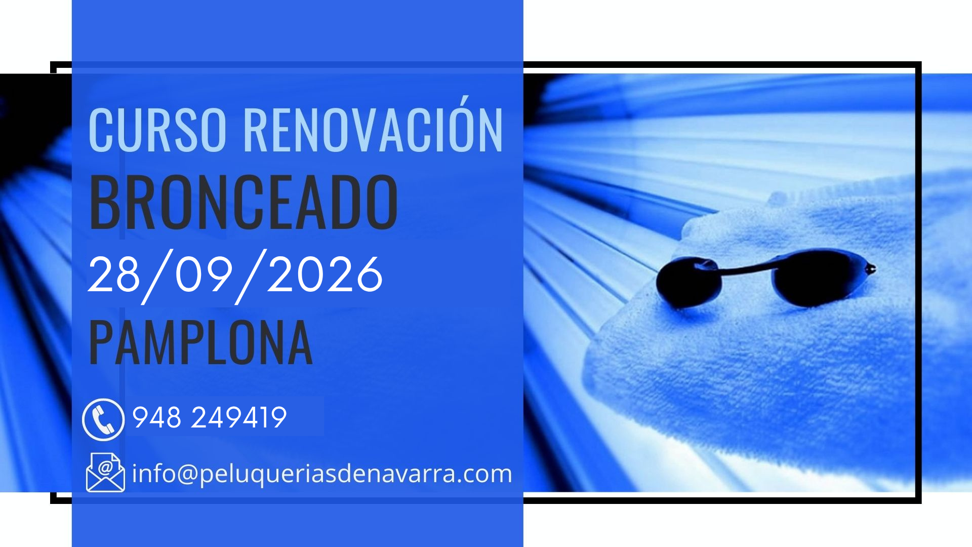 Próximo curso de renovación formación personal bronceado